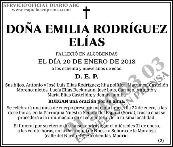 Emilia Rodríguez Elías